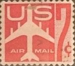 Sellos de America - Estados Unidos -  Intercambio 0,20 usd 7 cents. 1960