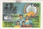 Sellos de Asia - Sri Lanka -  familia