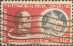 Stamps United States -  Intercambio 0,55 usd 15 cents. 1963