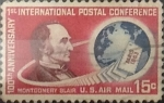Stamps United States -  Intercambio 0,55 usd 15 cents. 1963