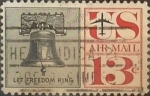 Sellos de America - Estados Unidos -  Intercambio 0,20 usd 13 cents. 1961