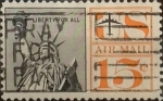 Stamps United States -  Intercambio 0,20 usd 15 cents. 1961