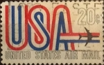Stamps United States -  Intercambio 0,20 usd 20 cents. 1968