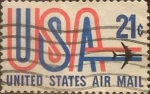 Sellos de America - Estados Unidos -  Intercambio 0,20 usd 21 cents. 1971