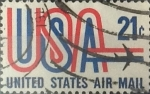 Sellos de America - Estados Unidos -  Intercambio 0,20 usd 21 cents. 1971