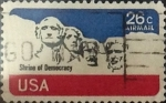 Stamps United States -  Intercambio 0,20 usd 26 cents. 1974