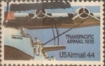 Stamps United States -  Intercambio 0,25 usd 44 cents. 1985