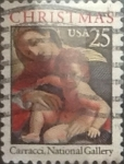 Stamps United States -  Intercambio 0,20 usd 25 cents. 1989