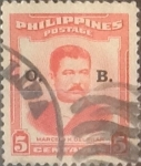 Stamps Philippines -  Intercambio 0,20 usd 5 cents. 1952