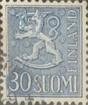 Sellos del Mundo : Europa : Finlandia : Intercambio nfxb 0,20 usd 30 m. 1956