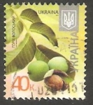 Stamps : Europe : Ukraine :  1051 - Hoja y fruto