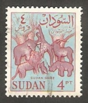 Stamps : Africa : Sudan :  150 - Animales