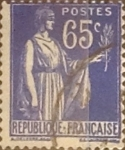Stamps France -  Intercambio 0,20 usd 65 cents 1937
