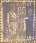 Stamps France -  Intercambio 0,20 usd 65 cents 1937