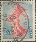 Stamps France -  Intercambio 0,20 usd 20 cents. 1960