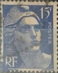 Sellos de Europa - Francia -  Intercambio 0,20 usd 15 francos  1951