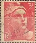 Stamps France -  Intercambio 0,20 usd 3 francos  1946