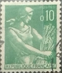 Stamps France -  Intercambio 0,20 usd 10 cents. 1960