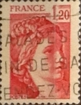 Stamps France -  Intercambio 0,20 usd 1,20 francos 1978