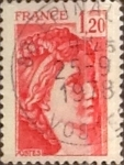 Stamps France -  Intercambio 0,20 usd 1,20 francos 1978