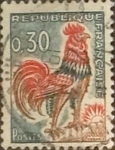 Stamps France -  Intercambio 0,20 usd 30 cents. 1965