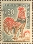 Stamps France -  Intercambio 0,20 usd 30 cents. 1965