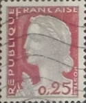 Sellos de Europa - Francia -  Intercambio 0,20 usd 25 cents. 1960