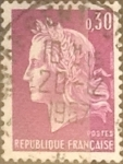 Stamps : Europe : France :  Intercambio 0,20 usd 30 cents. 1967