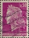 Stamps France -  Intercambio 0,20 usd 30 cents. 1967