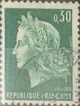 Stamps France -  Intercambio 0,20 usd 30 cents. 1969