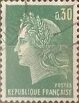 Stamps : Europe : France :  Intercambio 0,20 usd 30 cents. 1969