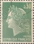 Stamps France -  Intercambio 0,20 usd 30 cents. 1969