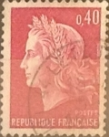 Stamps France -  Intercambio 0,20 usd 40 cents. 1969