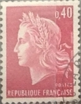 Stamps France -  Intercambio 0,20 usd 40 cents. 1969