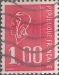 Stamps France -  Intercambio 0,20 usd 1 franco 1976