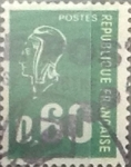 Stamps France -  Intercambio 0,35 usd 60 cents. 1974