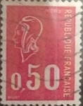 Stamps France -  Intercambio 0,20 usd 50 cents. 1971