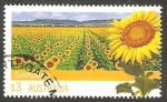 Stamps Australia -  3580 - Campo de Girasoles