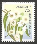 Sellos de Oceania - Australia -   Flor tasmanian blue gum