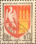 Stamps : Europe : France :  Intercambio 0,20 usd 12 cents. 1964