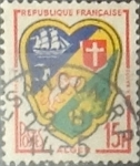 Stamps France -  Intercambio 0,20 usd 15 cents. 1960