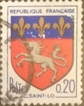 Stamps : Europe : France :  Intercambio 0,20 usd 20 cents. 1966