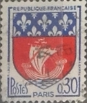 Stamps : Europe : France :  Intercambio 0,20 usd 30 cents. 1965
