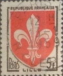 Stamps France -  Intercambio 0,20 usd 5 francos 1958