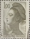 Stamps France -  Intercambio 0,20 usd 1 franco 1982