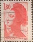 Stamps : Europe : France :  Intercambio 0,20 usd 1,80 franco 1982