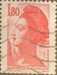 Stamps France -  Intercambio 0,20 usd 1,80 franco 1982