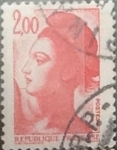 Stamps France -  Intercambio 0,20 usd 2 franco 1983
