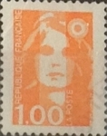 Stamps : Europe : France :  Intercambio jn 0,20 usd 1 franco 1990