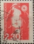Sellos de Europa - Francia -  Intercambio 0,20 usd 2,30 francos 1990